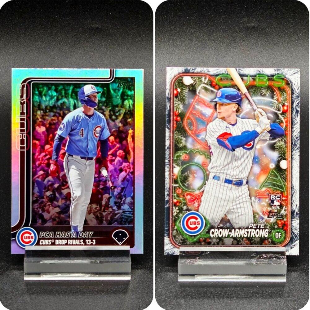 Pete Crow-Armstrong Update Holo Foil Metallic RC Chicago Cubs Star